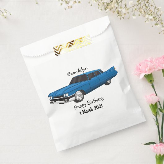 Cool-blau-Oldtimer 1959 Geschenktütchen (Versiegelt)