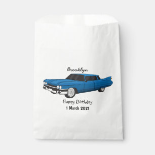 Cool-blau-Oldtimer 1959 Geschenktütchen