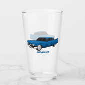 Cool-blau-Oldtimer 1959 Glas (Vorderseite)