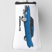 Cool-blau-Oldtimer 1959 Golf Headcover (Rotieren 90)