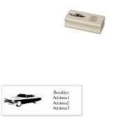 Cool-blau-Oldtimer 1959 Gummistempel (Stempel)
