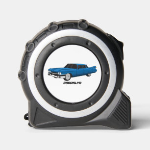 Cool-blau-Oldtimer 1959 Maßband