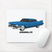 Cool-blau-Oldtimer 1959 Mousepad (Mit Mouse)