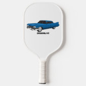 Cool-blau-Oldtimer 1959 Pickleball Schläger (Rückseite)