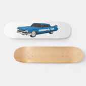 Cool-blau-Oldtimer 1959 Skateboard (Horizontal)