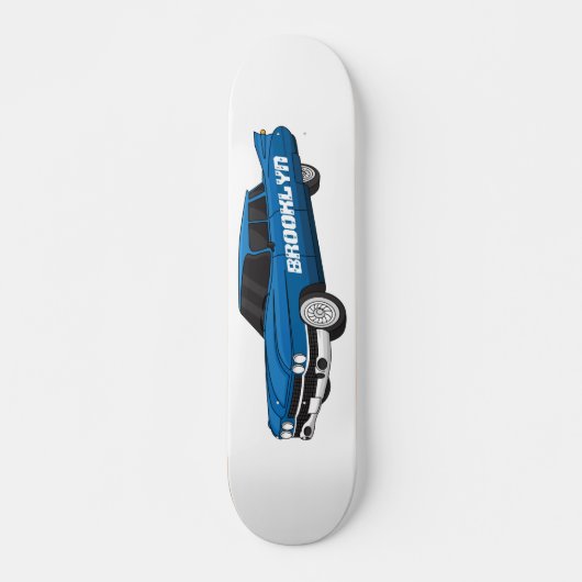 Cool-blau-Oldtimer 1959 Skateboard (Vorne)
