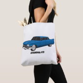 Cool-blau-Oldtimer 1959 Tasche (Von Nahem)