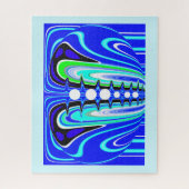 Cool Blau Puzzle (Vertikal)