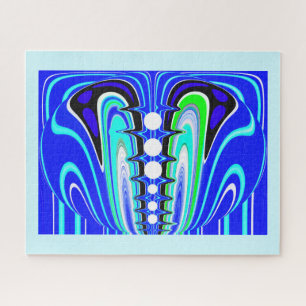 Cool Blau Puzzle