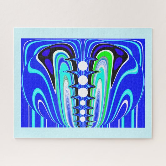 Cool Blau Puzzle (Horizontal)