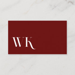 Cool, blau, schwarz | Kartenhaus Modern Visitenkarte