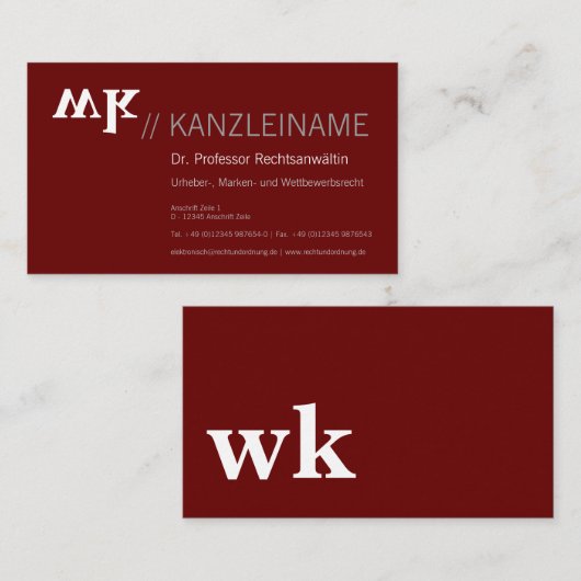 Cool, blau, schwarz | Kartenhaus Modern Visitenkarte (Vorne/Hinten)