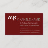 Cool, blau, schwarz | Kartenhaus Modern Visitenkarte (Vorderseite)