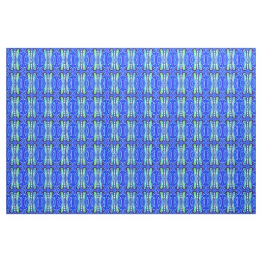 Cool Blau Stoff (Yard (91,4 cm))