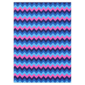 Cool-blaurosa Zickzack Muster - Tablette Tischdecke (Vorderseite)