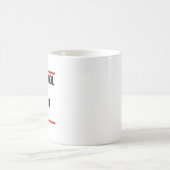 Cool bleibe, aber nicht zu Cool Kaffeetasse (Mittel)