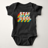 Cool bleibe baby strampler (Vorderseite)