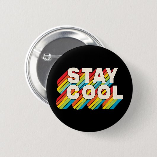 Cool bleibe button (Vorne & Hinten)