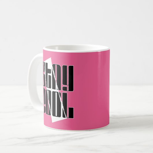 Cool bleibe kaffeetasse (Vorderseite Links)