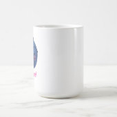 Cool bleibe - Niedliches TropiCool Blueberry Desig Kaffeetasse (Mittel)