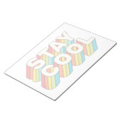 Cool bleibe notizblock (angewinkelt)