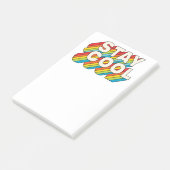 Cool bleibe post-it klebezettel (angewinkelt)