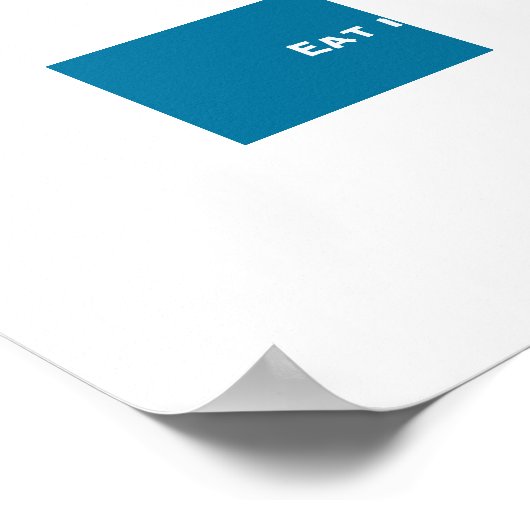 Cool bleibe poster (Ecke)