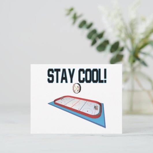 Cool bleibe postkarte (Stehend Vorderseite)