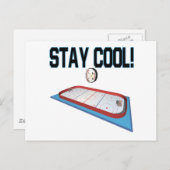 Cool bleibe postkarte (Vorne/Hinten)