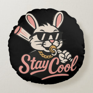 Cool bleibe rundes kissen