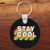 Cool bleibe schlüsselanhänger (Vorderseite)