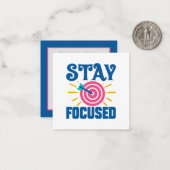 cool bleibe Sentiment-Inspiration Mitteilungskarte (Vorderseite/Rückseite Beispiel)