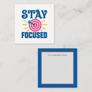 cool bleibe Sentiment-Inspiration Mitteilungskarte