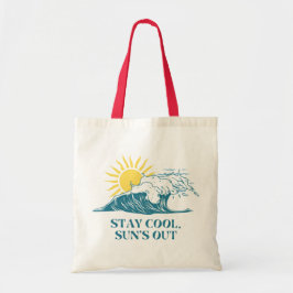 Cool bleibe, Sun Out_Summer Vibe Tote Tasche