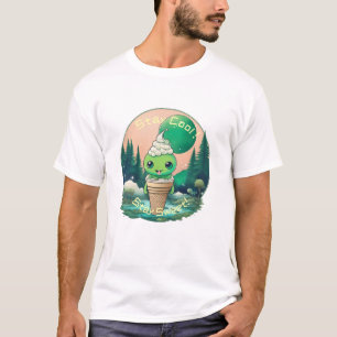 Cool bleibe, Süß Bleibe - Eiskrebs-T - Shirt