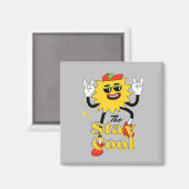 Cool bleibe und Spaß haben Magnet (Vorderseite/Rückseite)