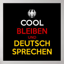 Cool bleiben und Deutsch sprechen