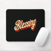 Cool Blessing Emblem For Boys And Girls  Mousepad (Mit Mouse)