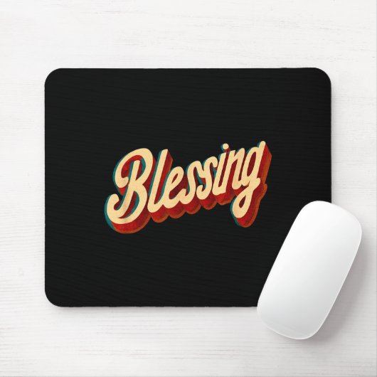 Cool Blessing Emblem For Boys And Girls  Mousepad (Mit Mouse)