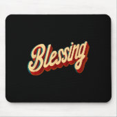 Cool Blessing Emblem For Boys And Girls  Mousepad (Vorne)