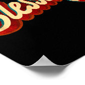 Cool Blessing Emblem For Boys And Girls Poster (Ecke)