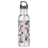 Cool Blocks, Elegant Colors Edelstahlflasche (Rückseite)