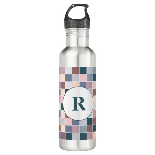 Cool Blocks, Elegant Colors Edelstahlflasche (Vorderseite)