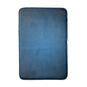 Cool Blue-Black Grainy Vignette Badematte (Vorderseite Vertikal)