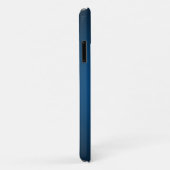 Cool Blue-Black Grainy Vignette Case-Mate iPhone Hülle (Hinten/Rechts)