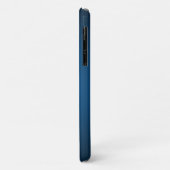 Cool Blue-Black Grainy Vignette Case-Mate iPhone Hülle (Hinten/Links)