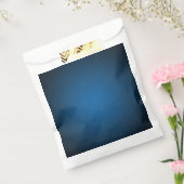 Cool Blue-Black Grainy Vignette Geschenktütchen (Versiegelt)