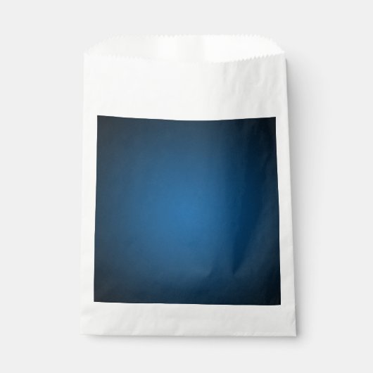 Cool Blue-Black Grainy Vignette Geschenktütchen (Vorderseite)