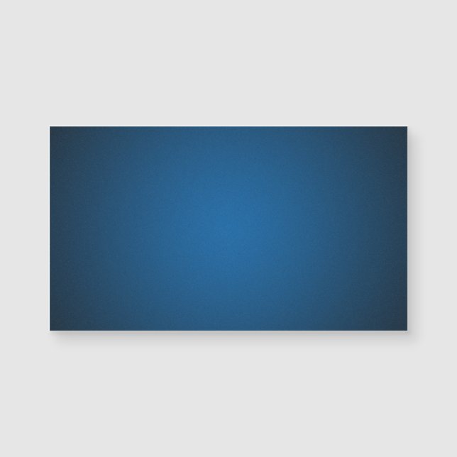 Cool Blue-Black Grainy Vignette Magnetkarte (Vorderseite)
