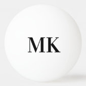 Cool Blue & Black World Best Vater Vathers Day Tischtennisball (Rückseite)